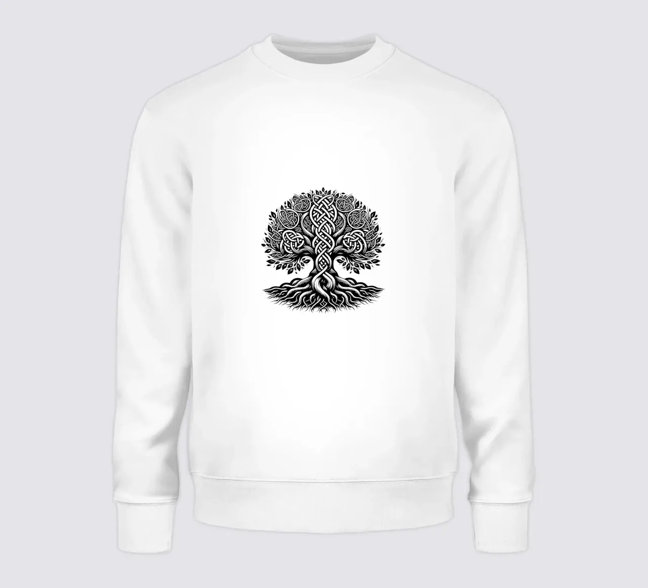 Albero della vita in bianco e nero felpa da Spiritual Touch