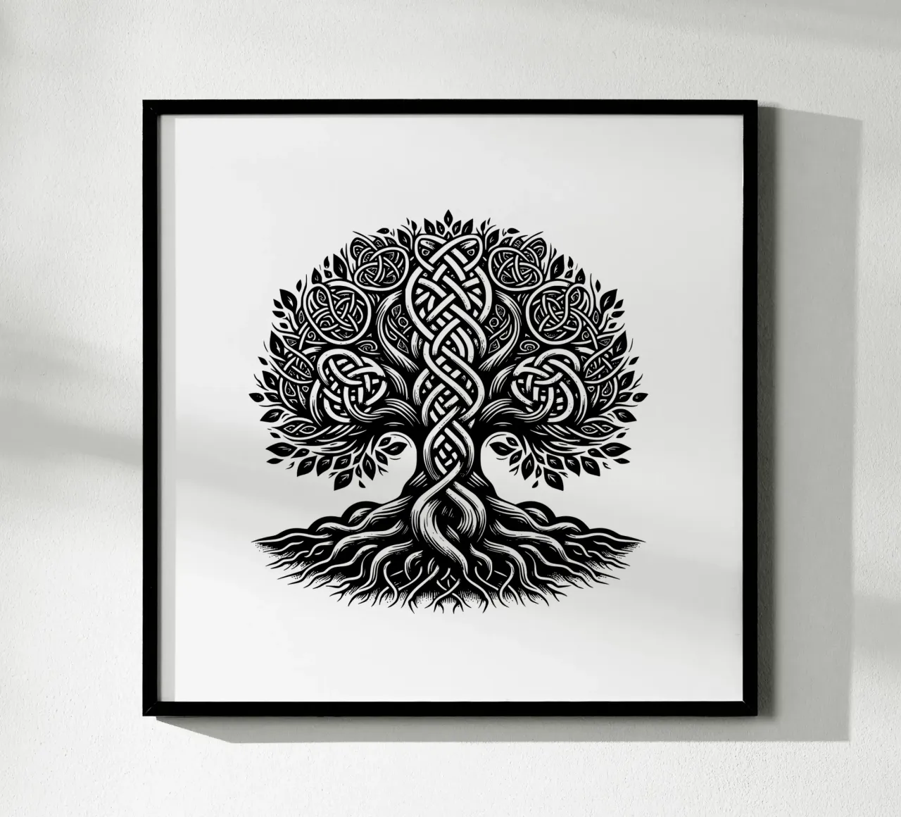 Albero della vita in bianco e nero carta hahnemühle da Spiritual Touch