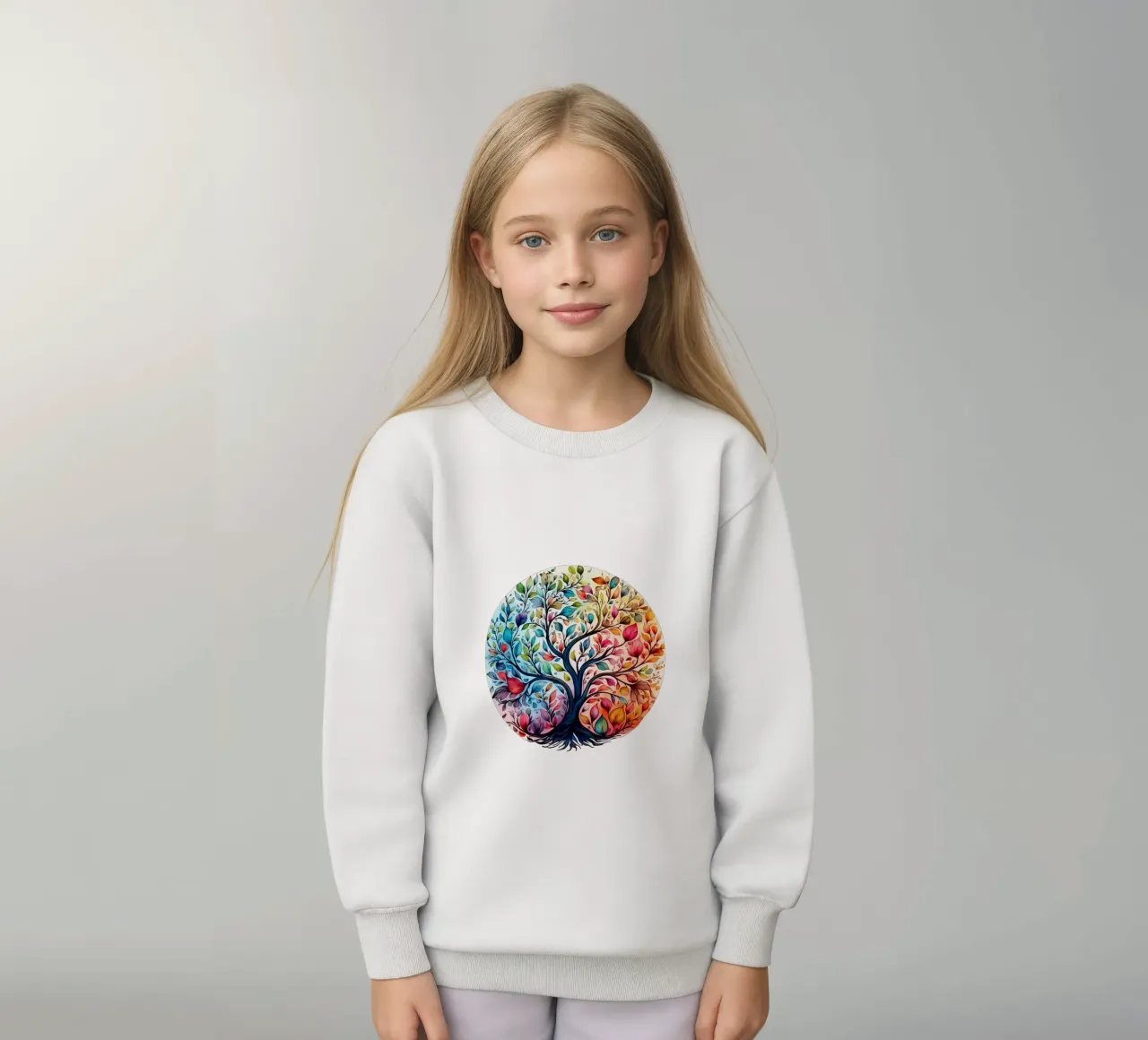 Albero della vita colorato felpa bambino da Spiritual Touch
