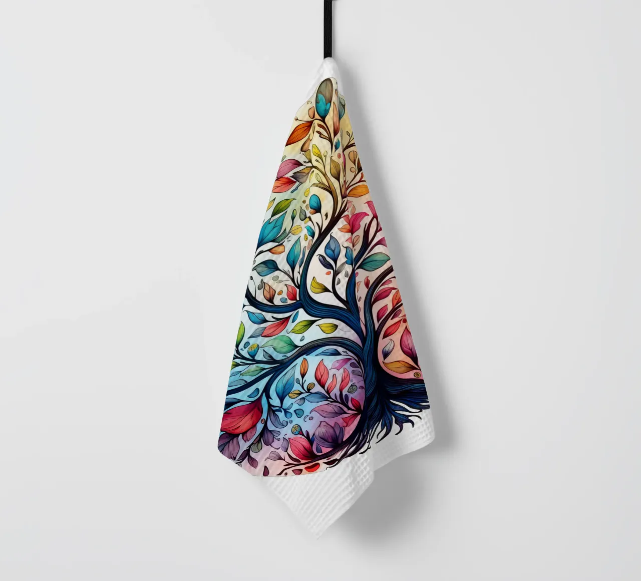 Albero della vita colorato canovaccio da cucina da Spiritual Touch