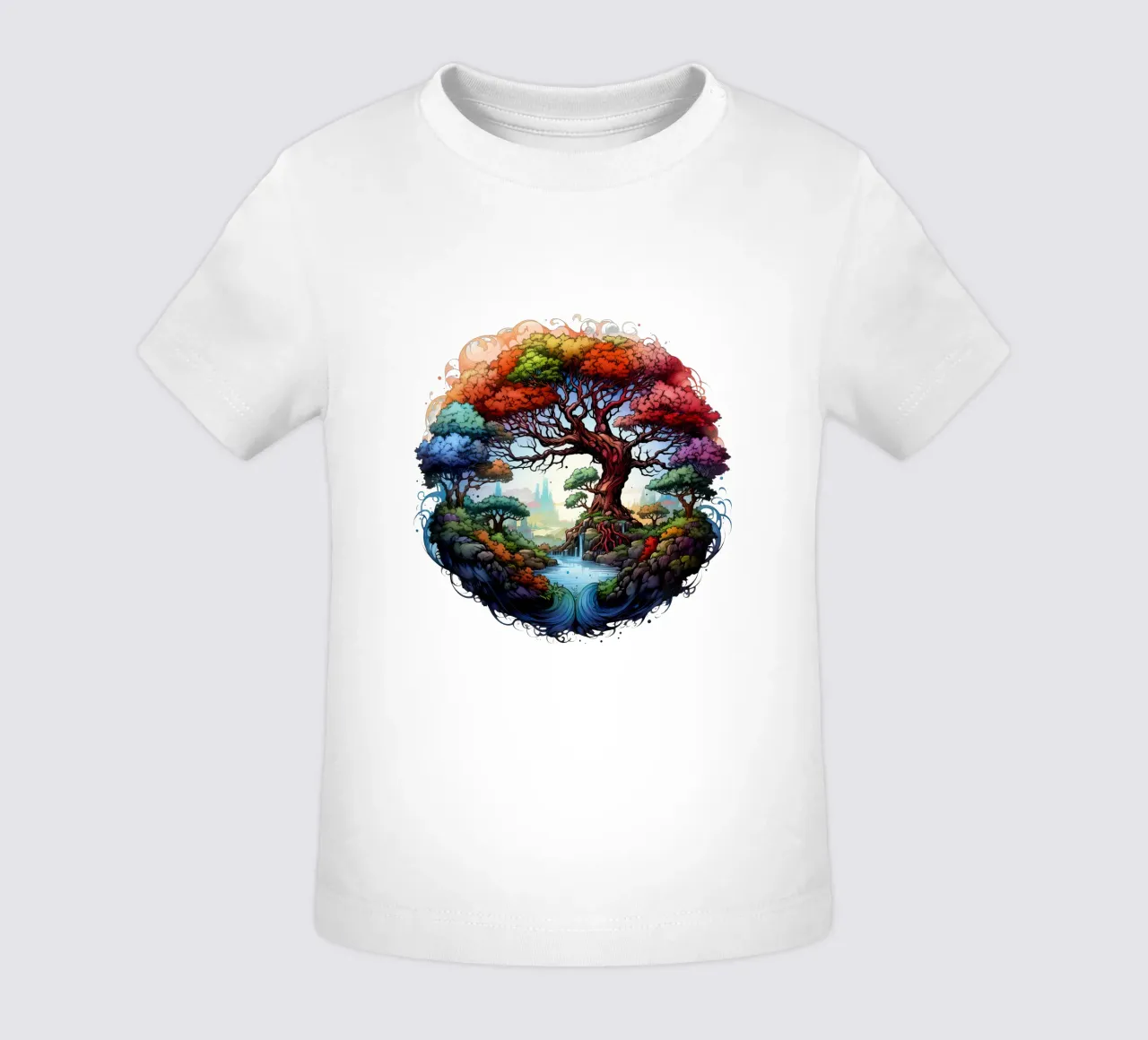 Colorful Tree of Life baby t-shirt by Spiritual Touch