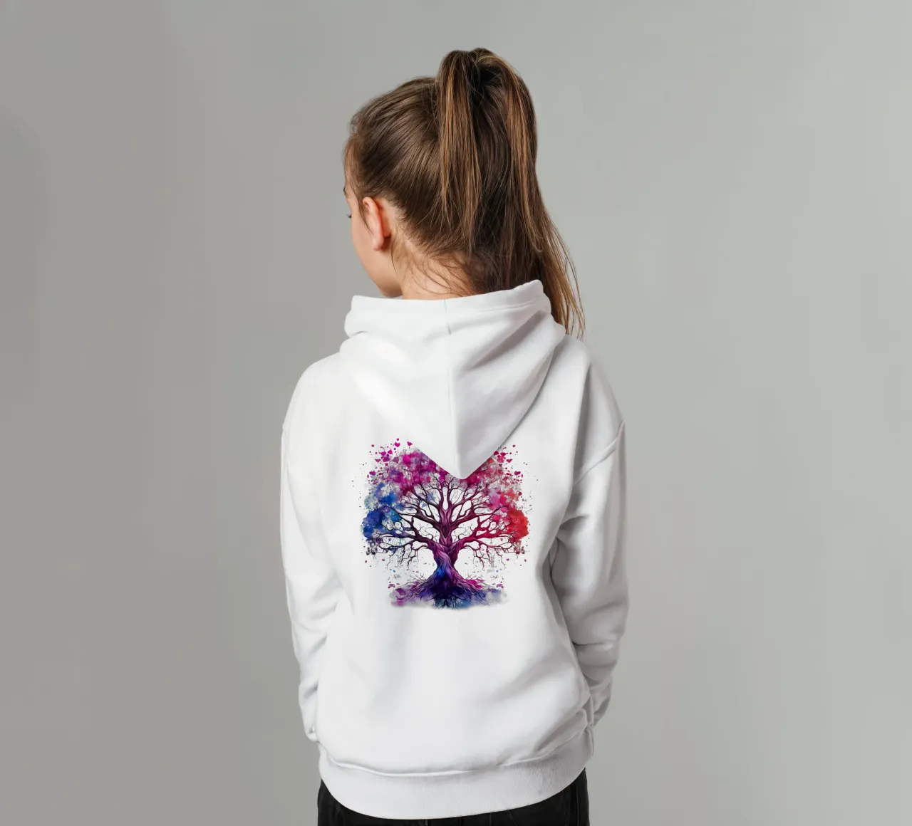 Colorful Tree of Life kids hoodie by Spiritual Touch
