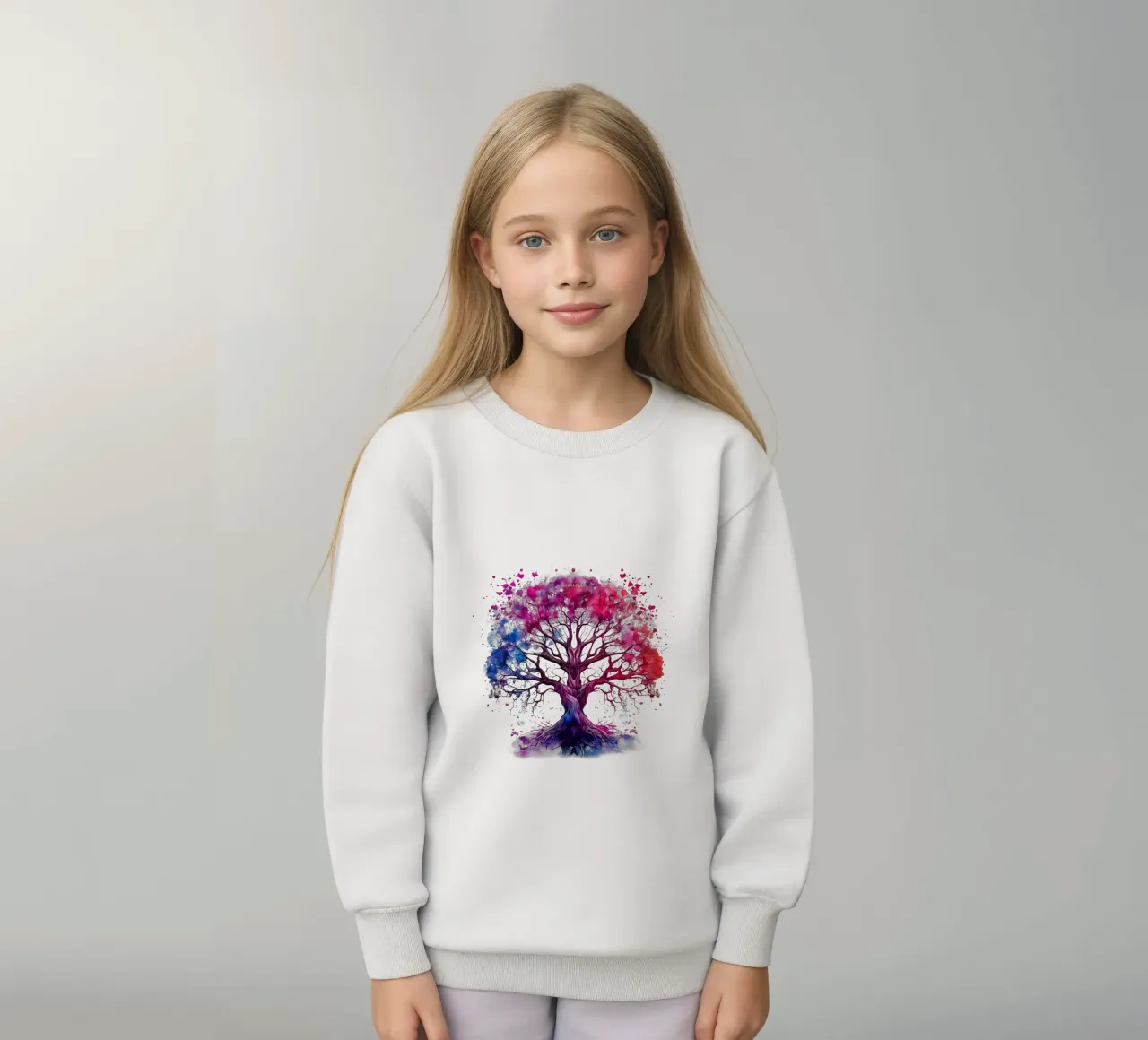 Albero della vita colorato felpa bambino da Spiritual Touch