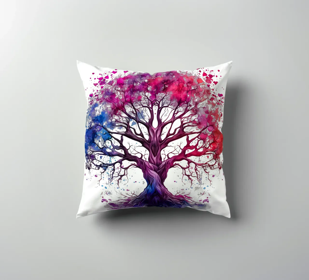 Albero della vita colorato cuscino da Spiritual Touch