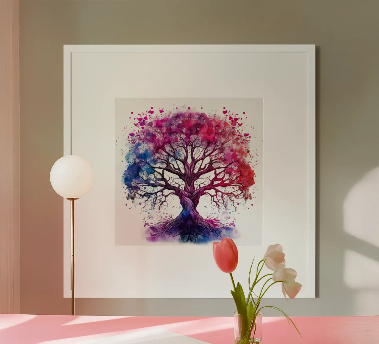 Colorful Tree of Life poster by Spiritual Touch