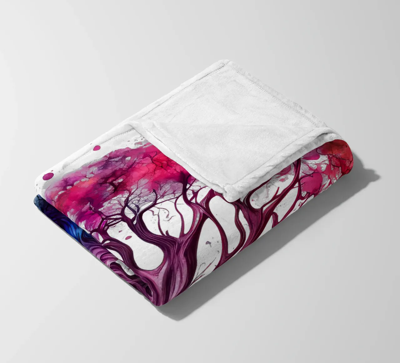 Colorful Tree of Life fleece blanket by Spiritual Touch