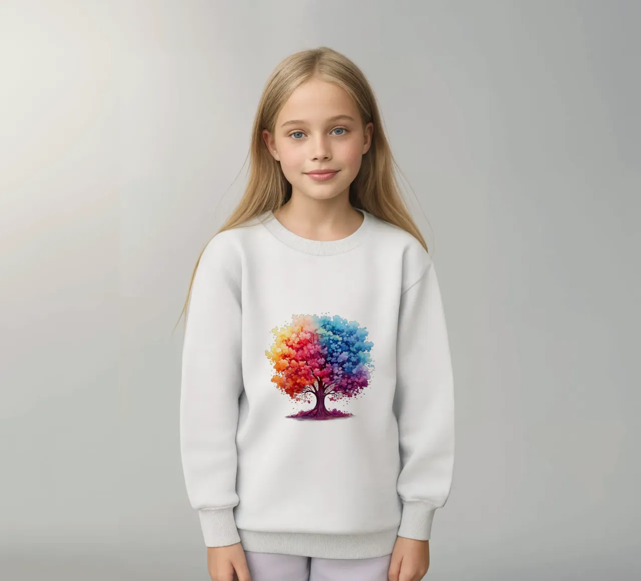 Albero della vita colorato felpa bambino da Spiritual Touch