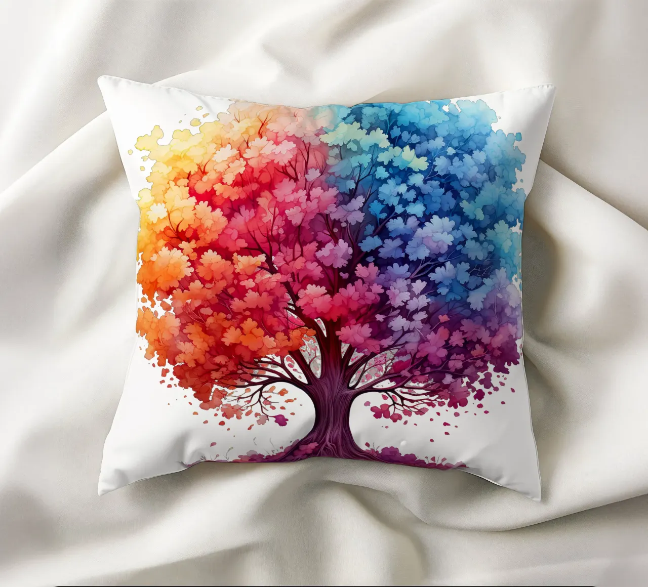 Albero della vita colorato cuscino da Spiritual Touch