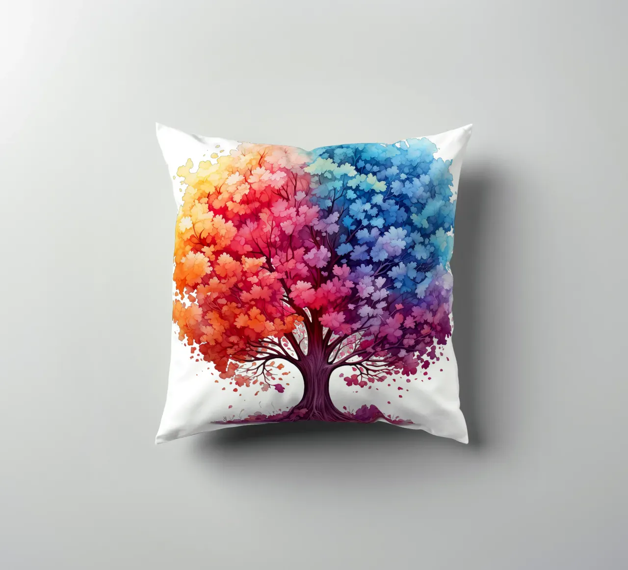 Albero della vita colorato cuscino da Spiritual Touch