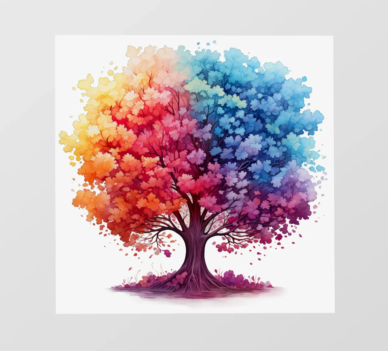 Albero della vita colorato pellicola backlit da Spiritual Touch