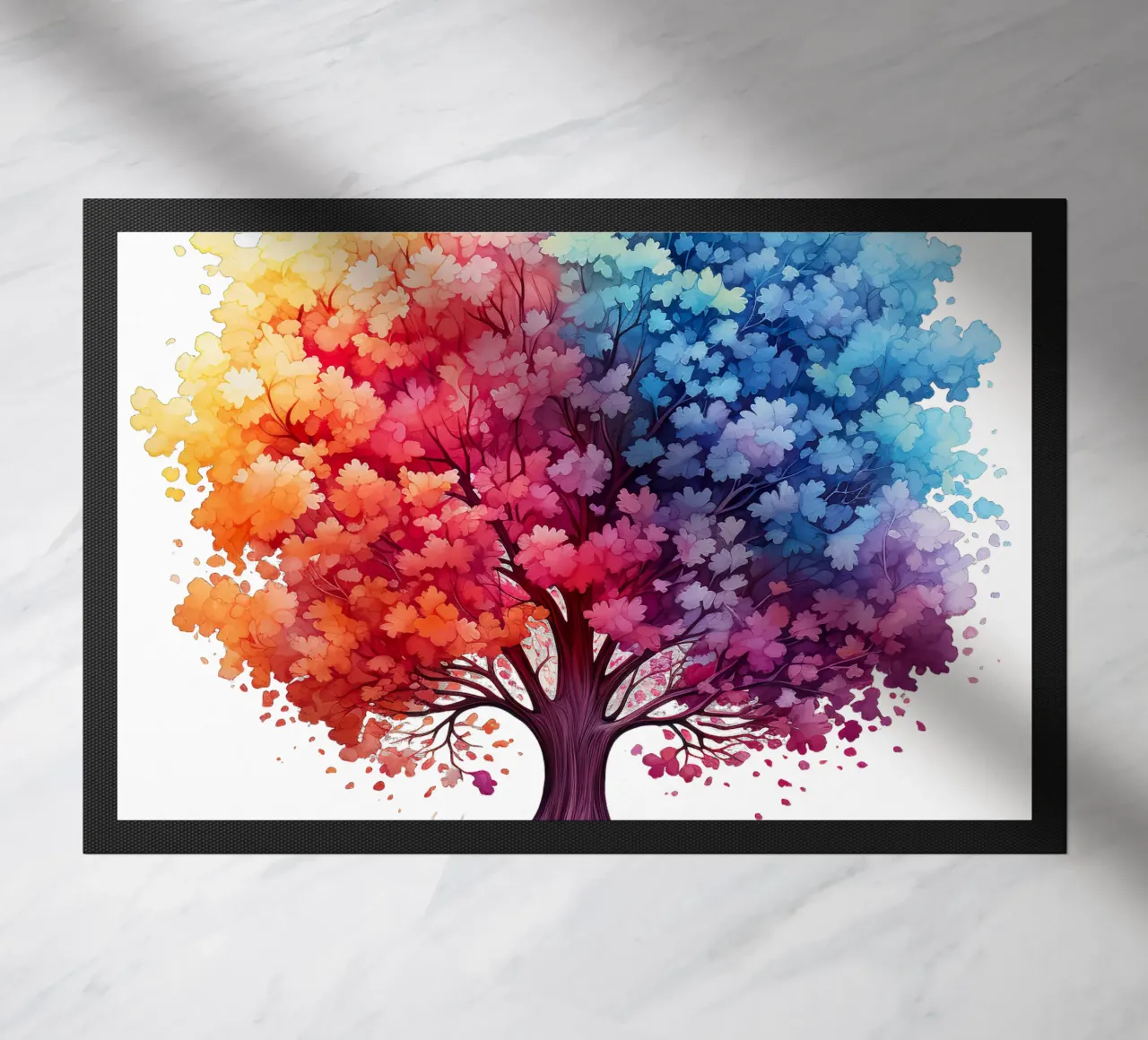 Albero della vita colorato zerbino da Spiritual Touch