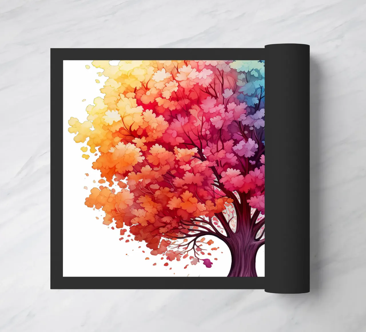 Albero della vita colorato zerbino da Spiritual Touch