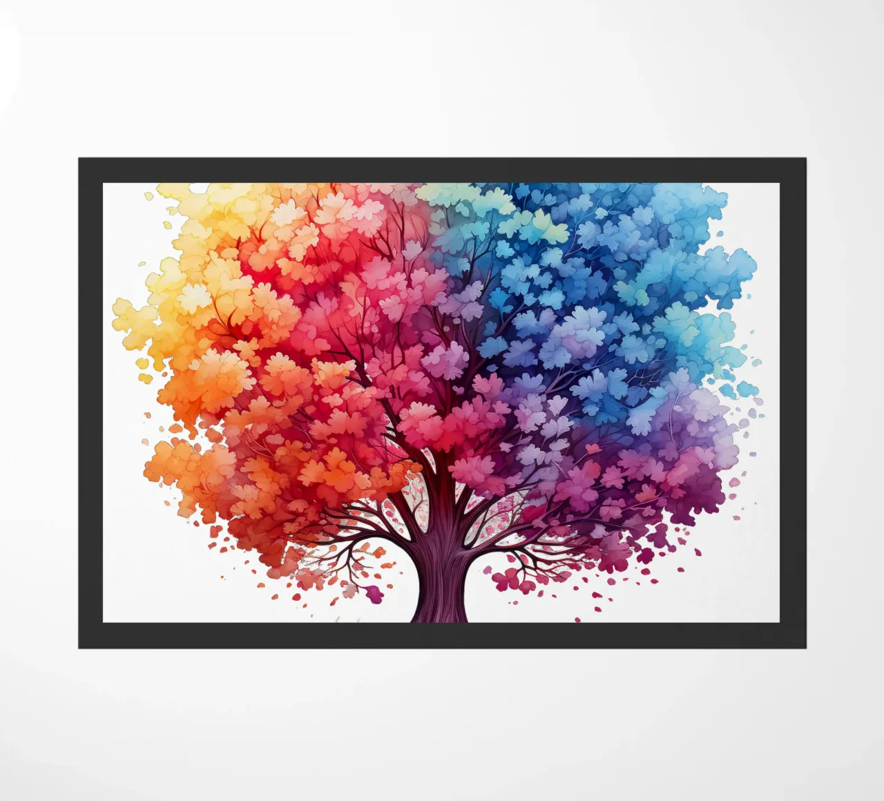 Albero della vita colorato zerbino da Spiritual Touch