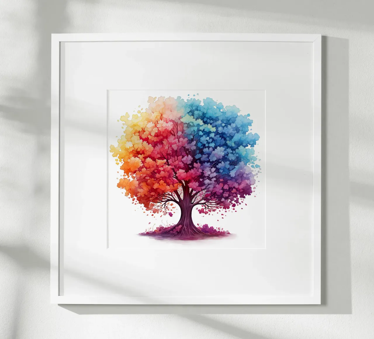 Albero della vita colorato poster da Spiritual Touch