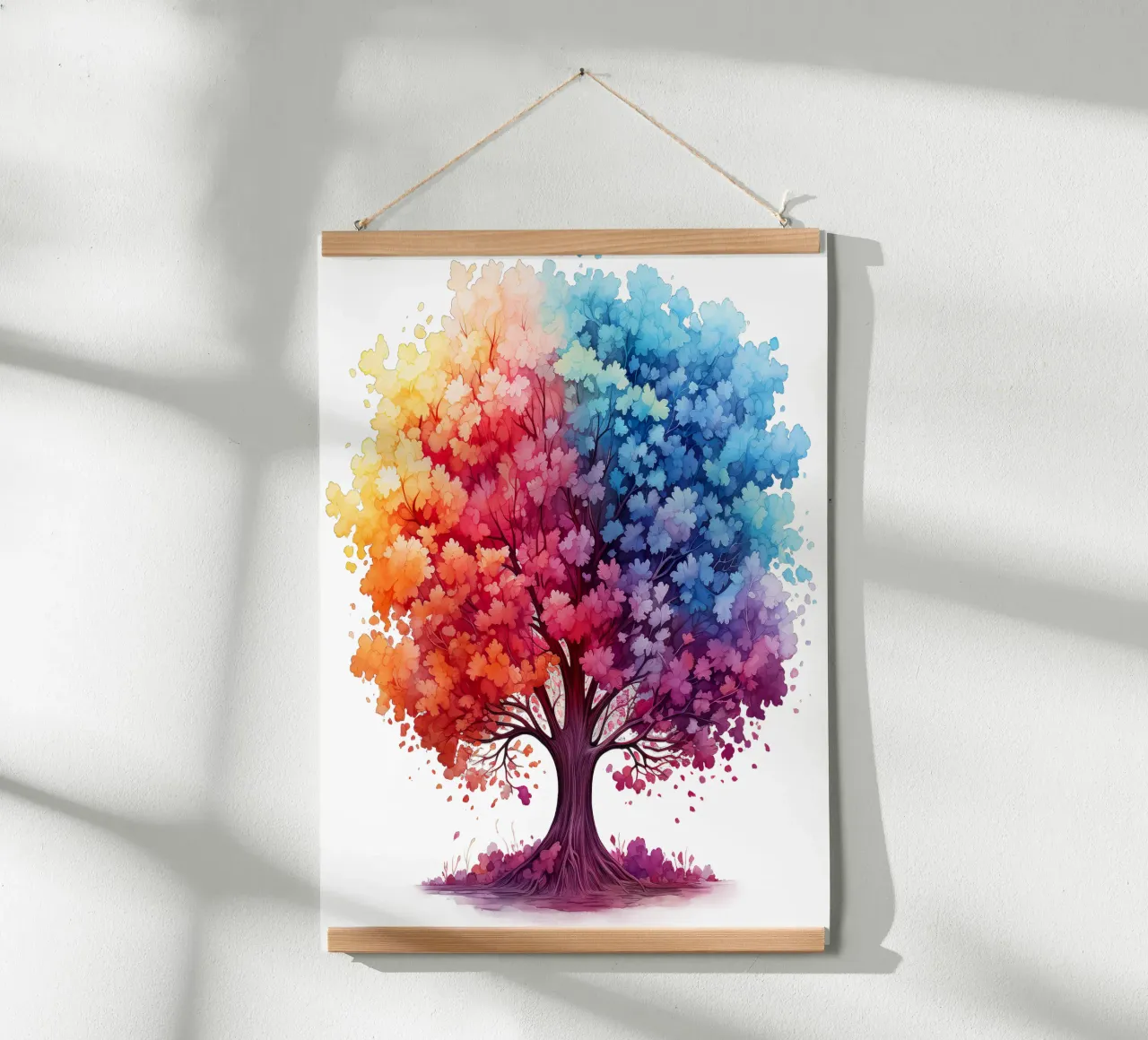 Albero della vita colorato carta hahnemühle da Spiritual Touch