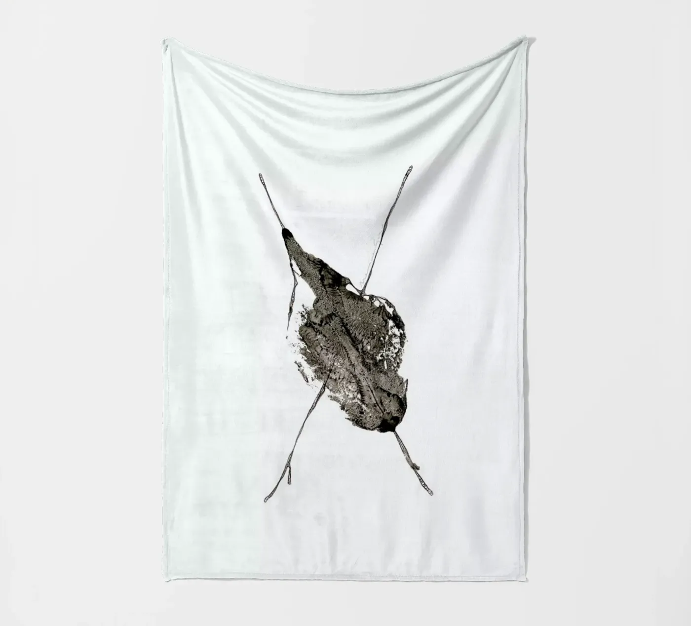 X fleece blanket by Marina Guiu
