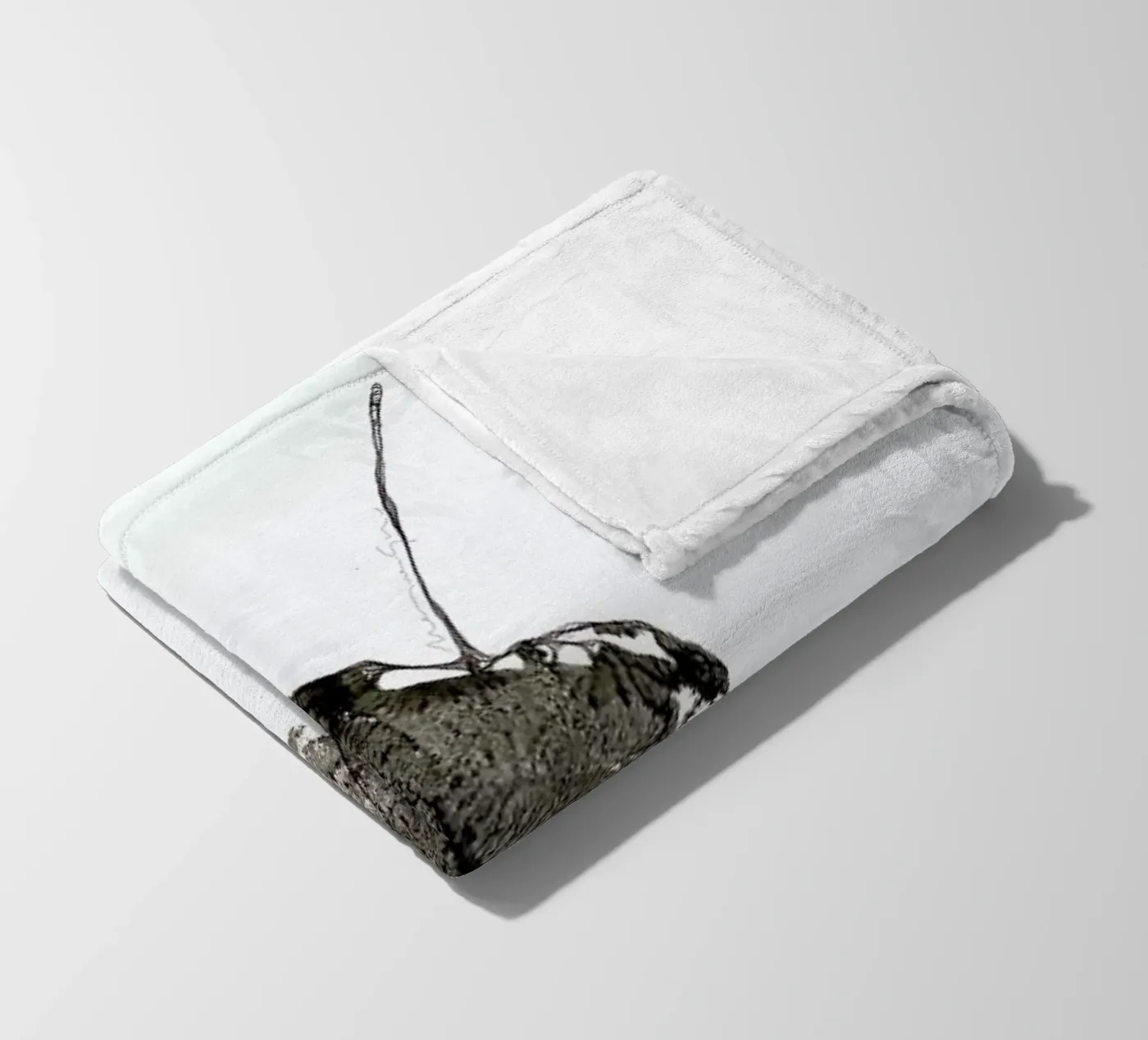 X fleece blanket by Marina Guiu