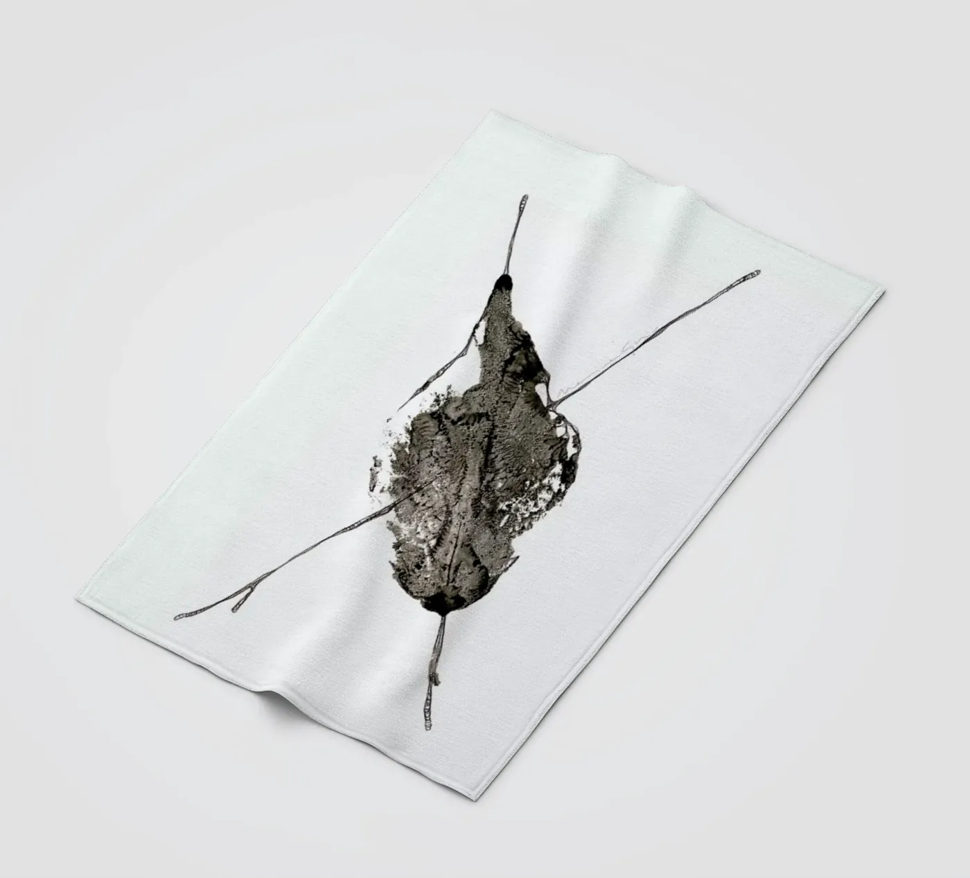 X fleece blanket by Marina Guiu
