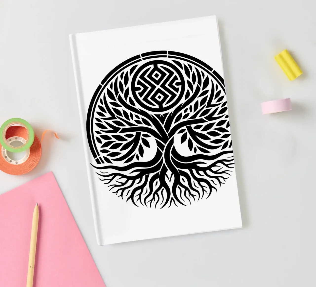 Colorful Tree of Life notebook by Spiritual Touch