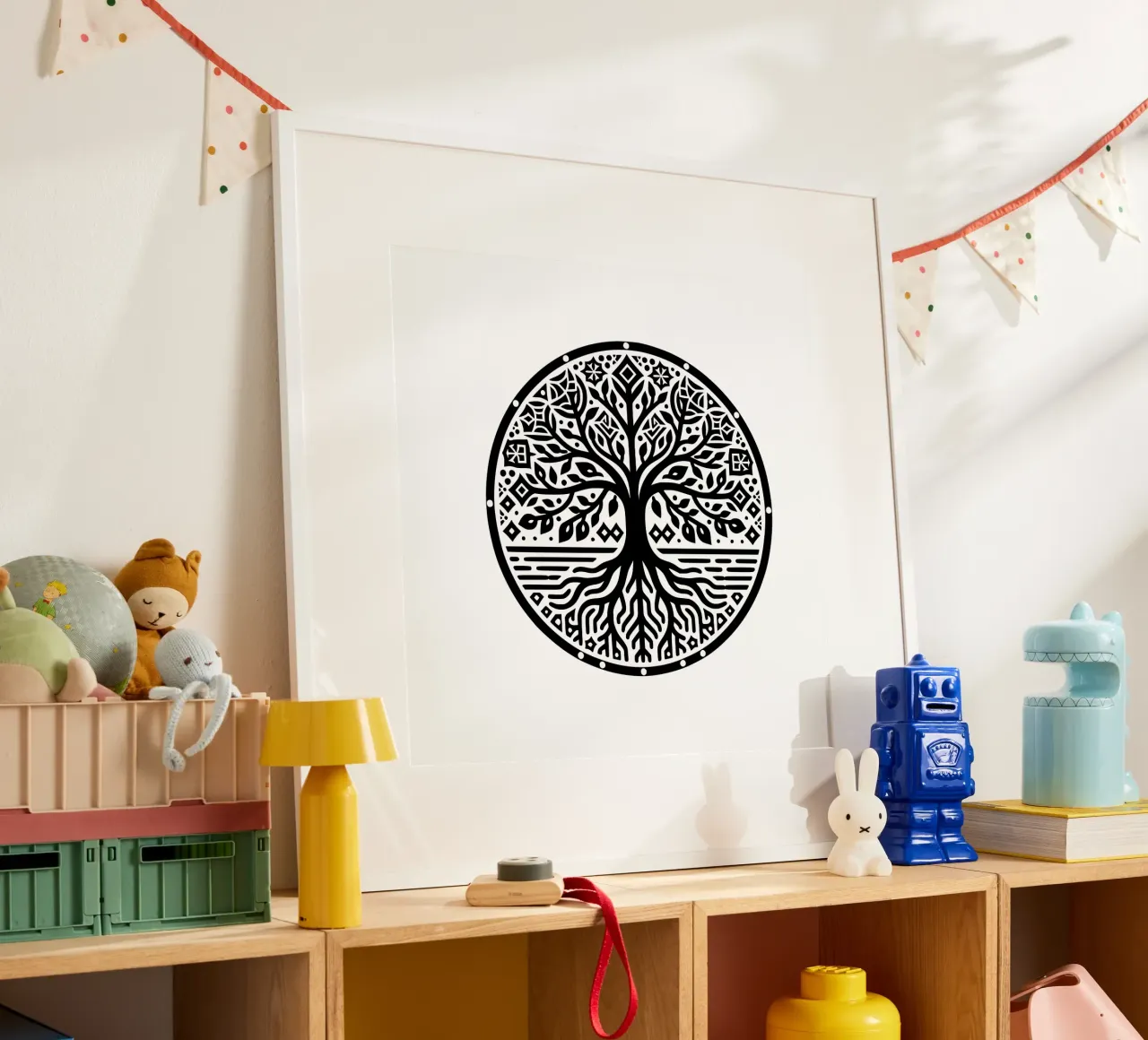 Albero della vita in bianco e nero carta hahnemühle da Spiritual Touch