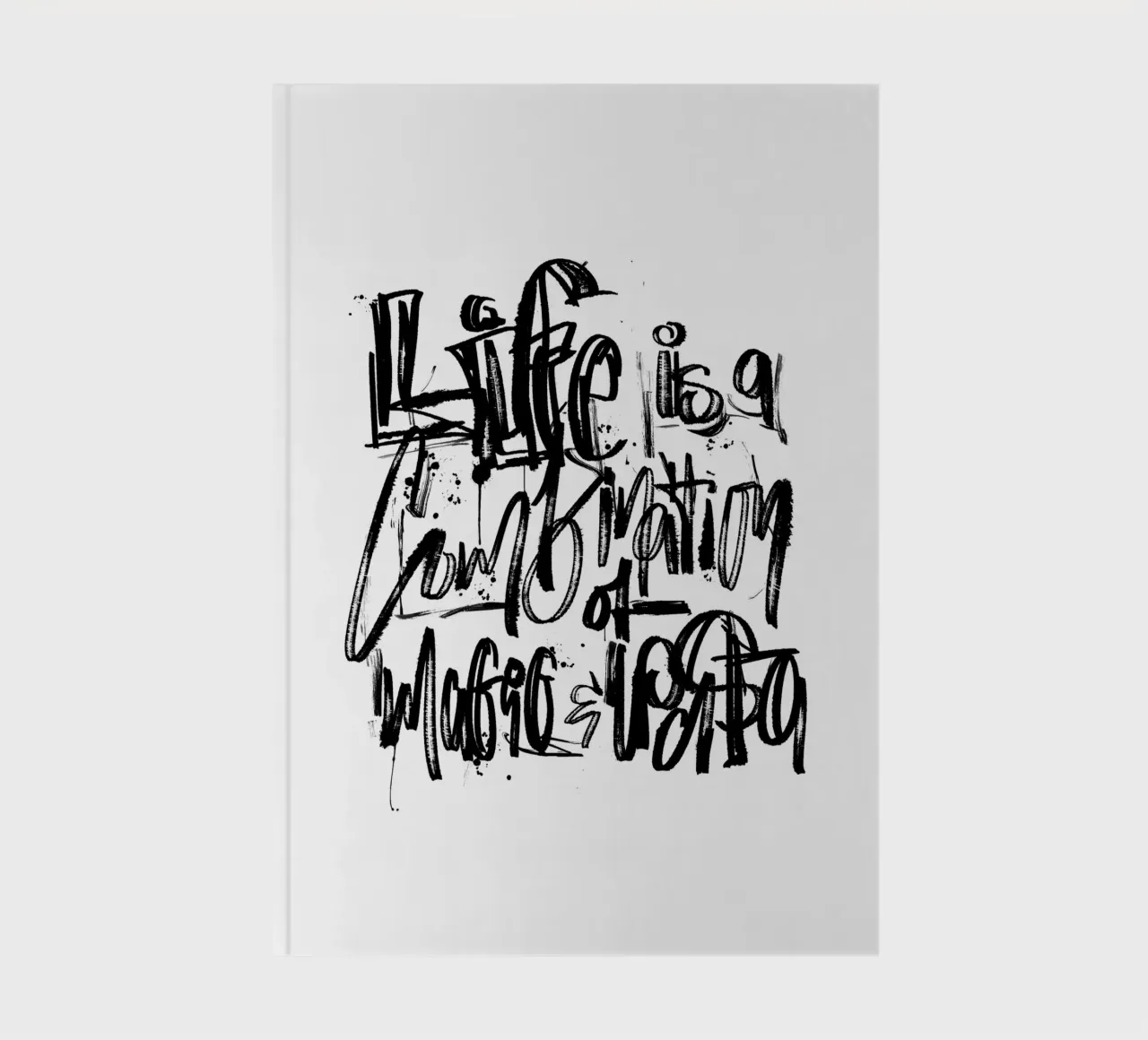 Life is... notebook by LIMITED EDITION LETTERS