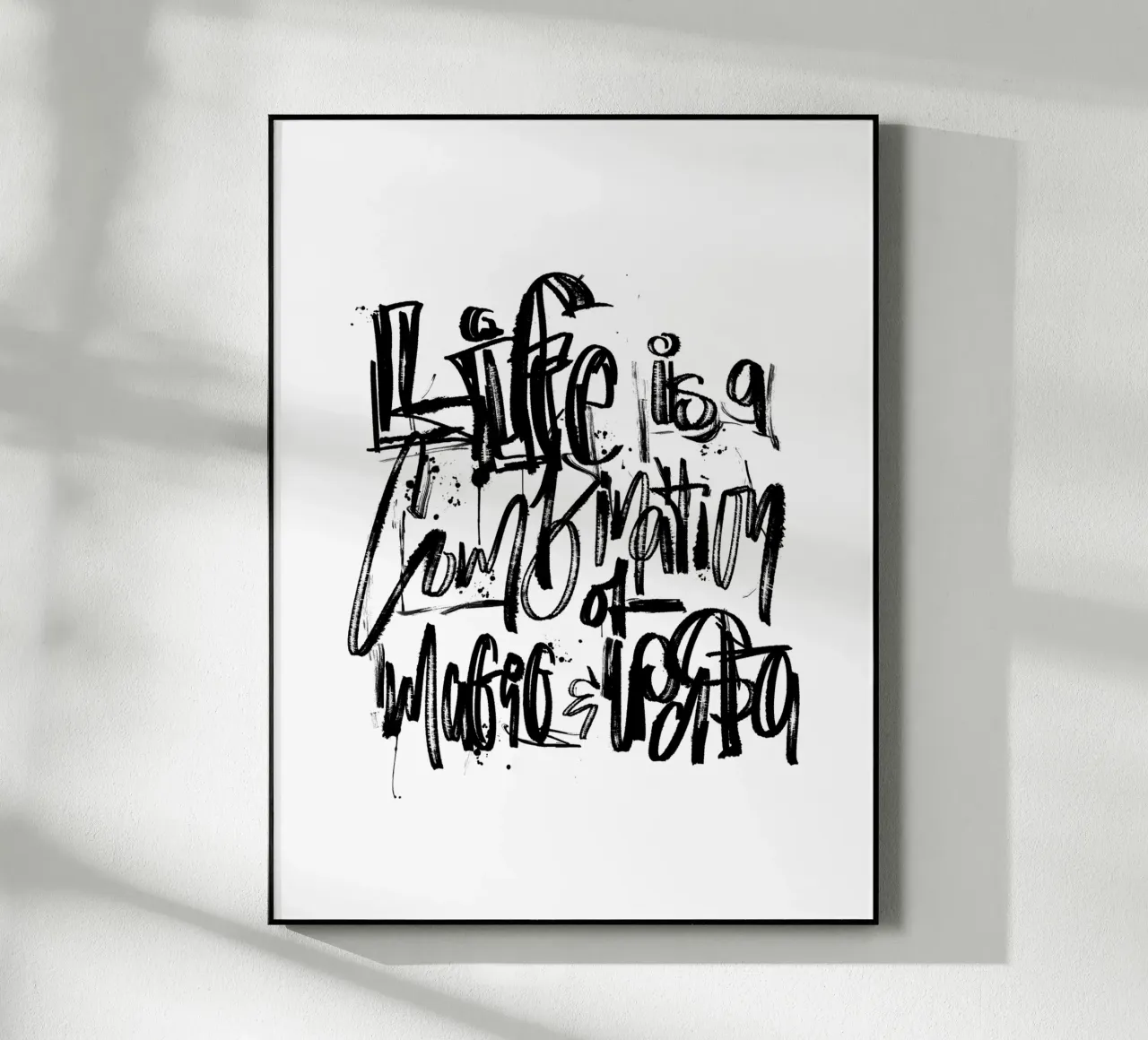 Life is... plexiglass da LIMITED EDITION LETTERS