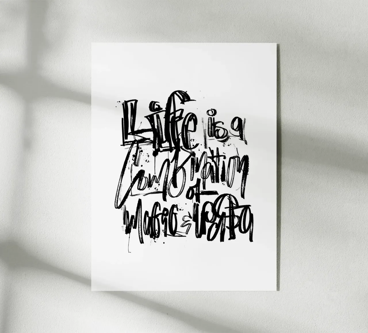 Life is... plexiglass da LIMITED EDITION LETTERS