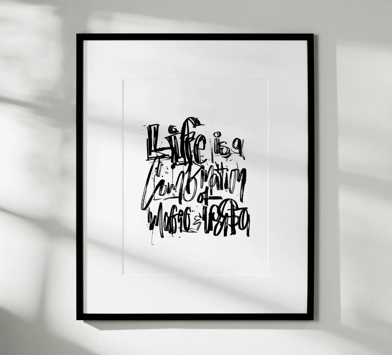 Life is... hahnemühle van LIMITED EDITION LETTERS