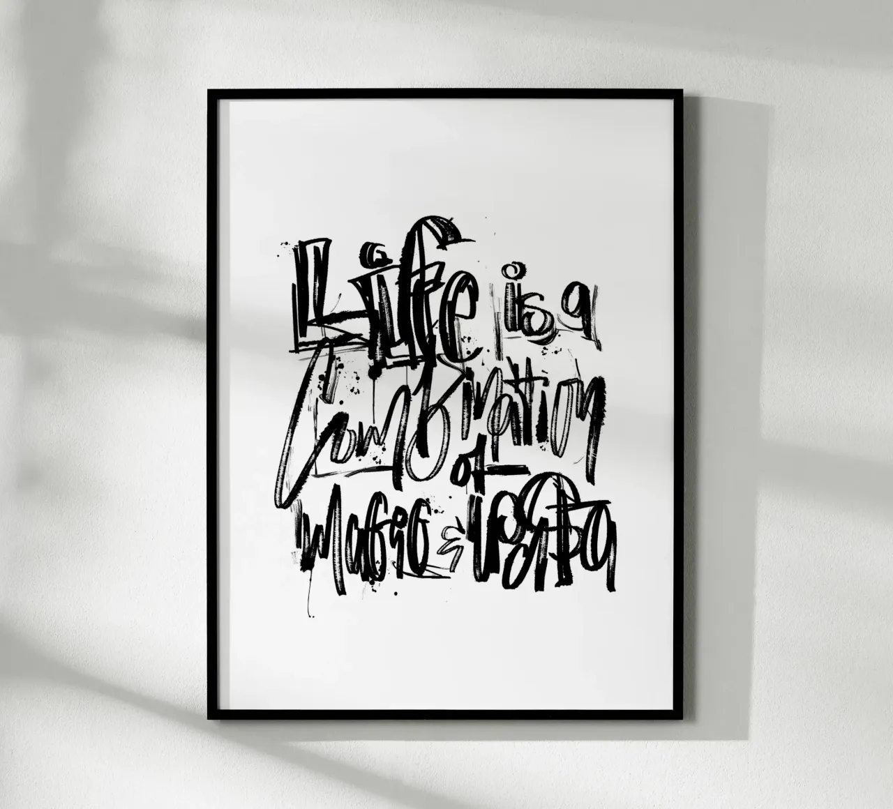 Life is... hahnemühle van LIMITED EDITION LETTERS