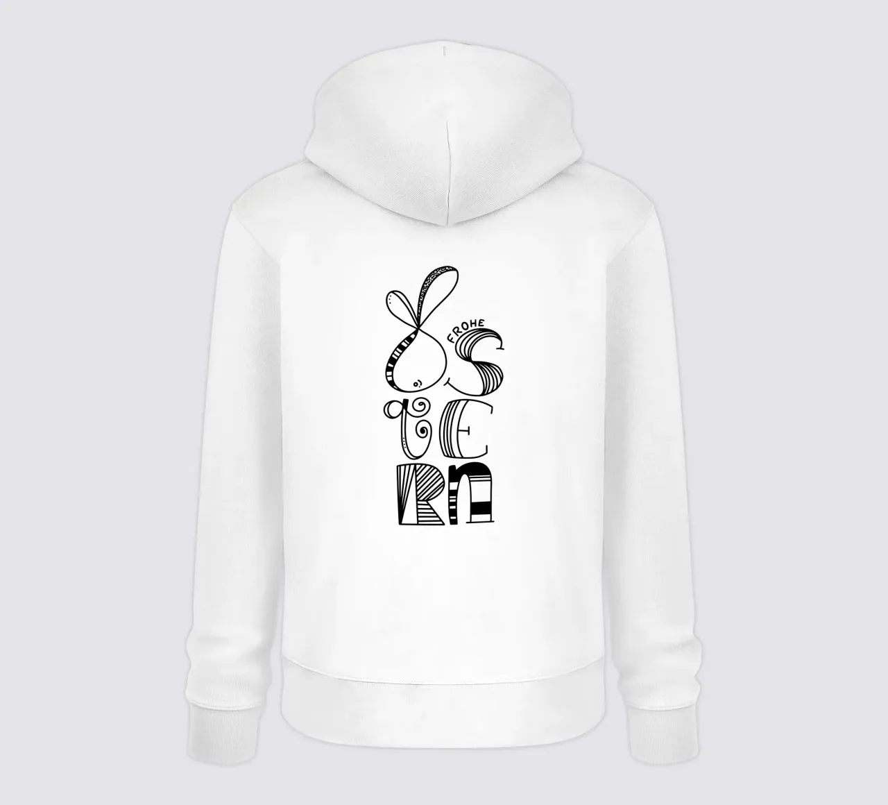 Frohe Ostern felpa con cappuccio da LIMITED EDITION LETTERS