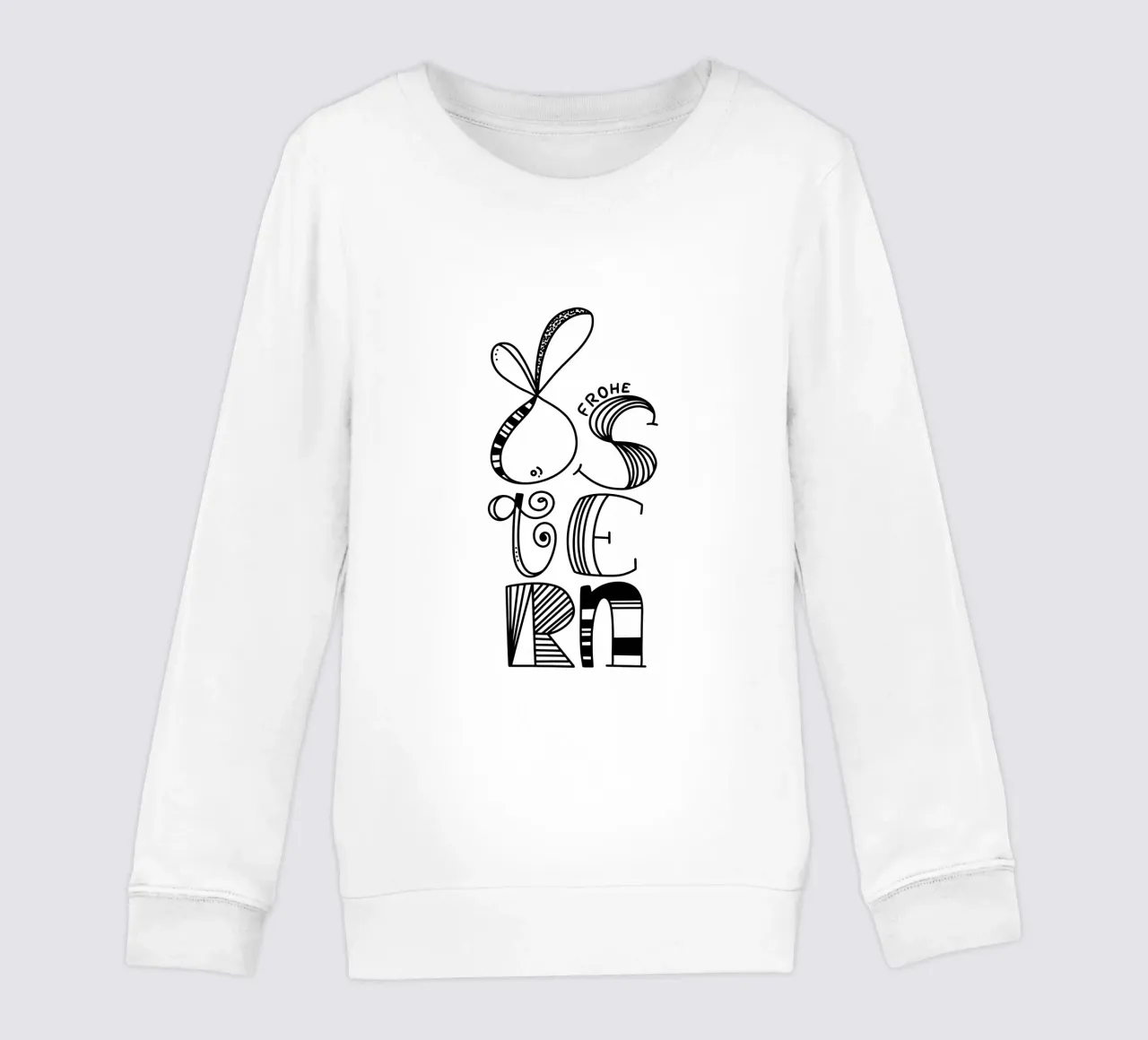 Frohe Ostern felpa bambino da LIMITED EDITION LETTERS