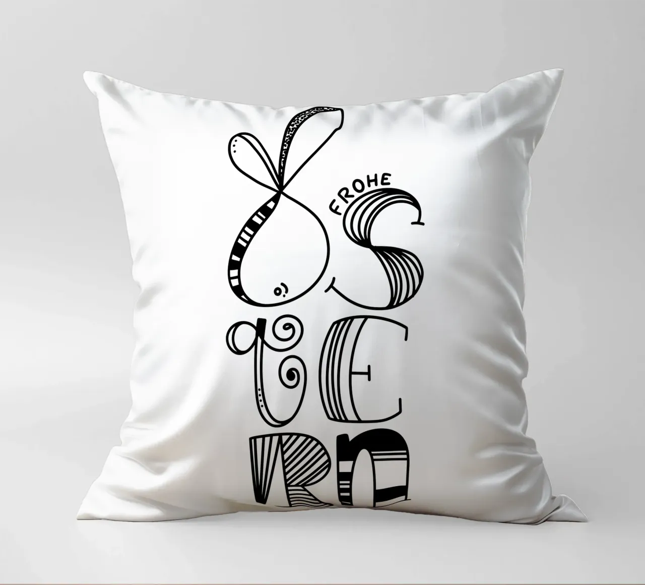 Frohe Ostern cuscino da LIMITED EDITION LETTERS
