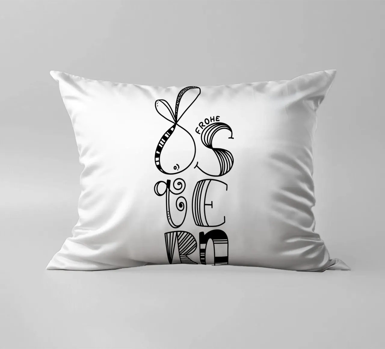 Frohe Ostern cuscino da LIMITED EDITION LETTERS