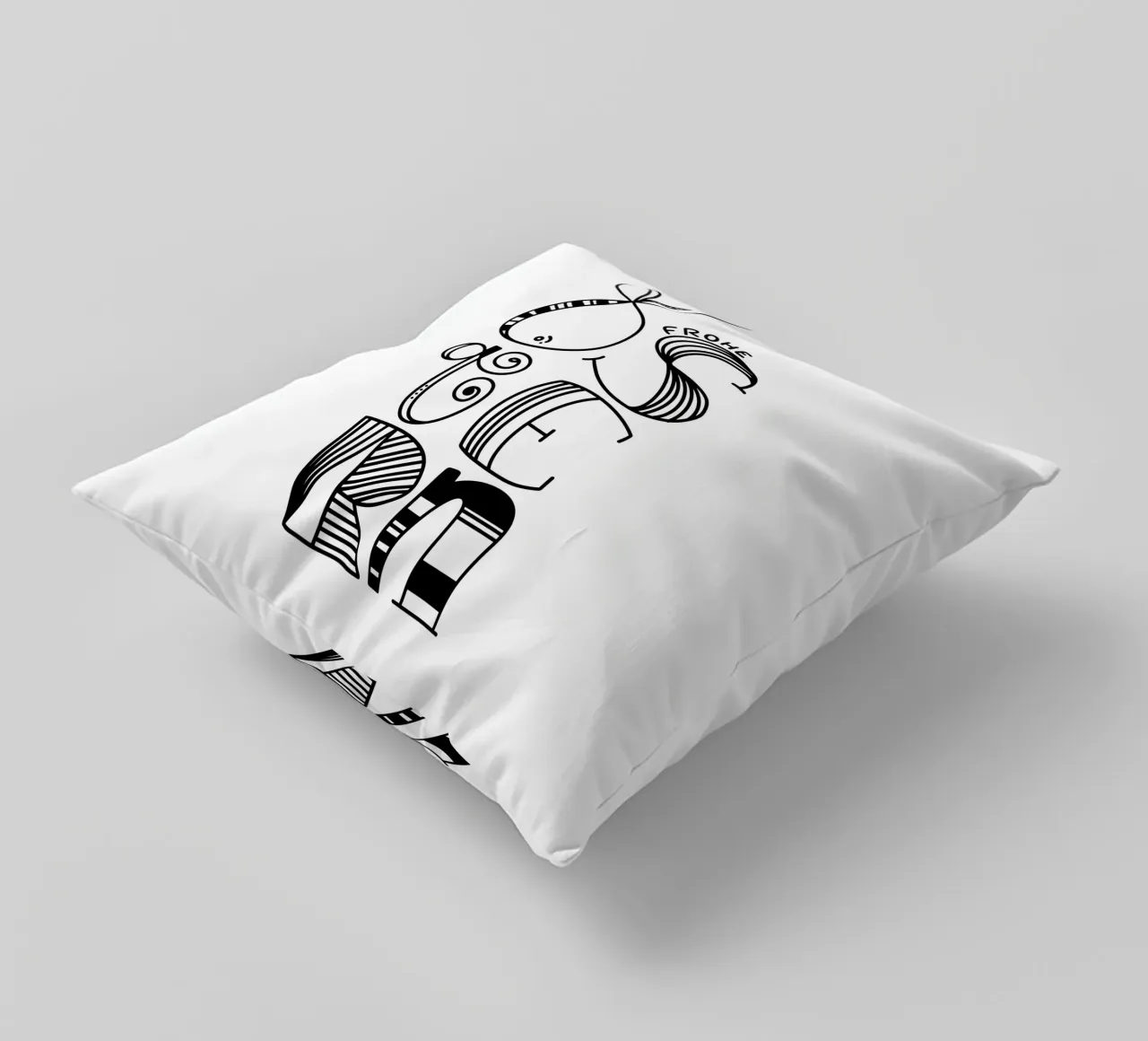 Frohe Ostern cuscino da LIMITED EDITION LETTERS