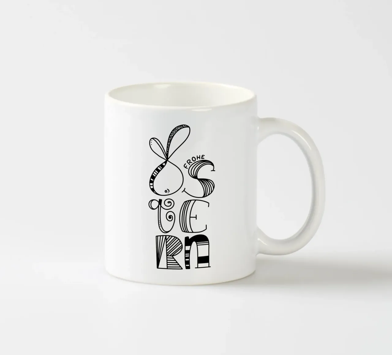 Frohe Ostern tazza in ceramica da LIMITED EDITION LETTERS