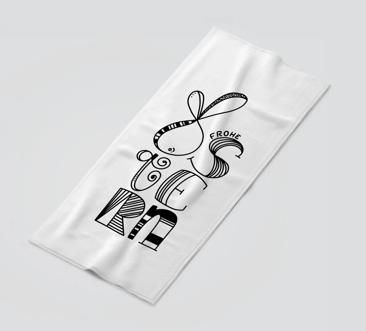 Frohe Ostern telo mare da LIMITED EDITION LETTERS