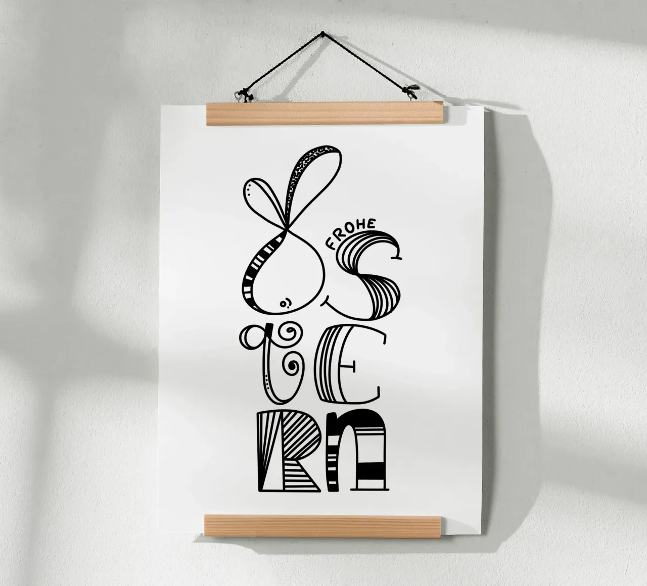 Frohe Ostern poster da LIMITED EDITION LETTERS