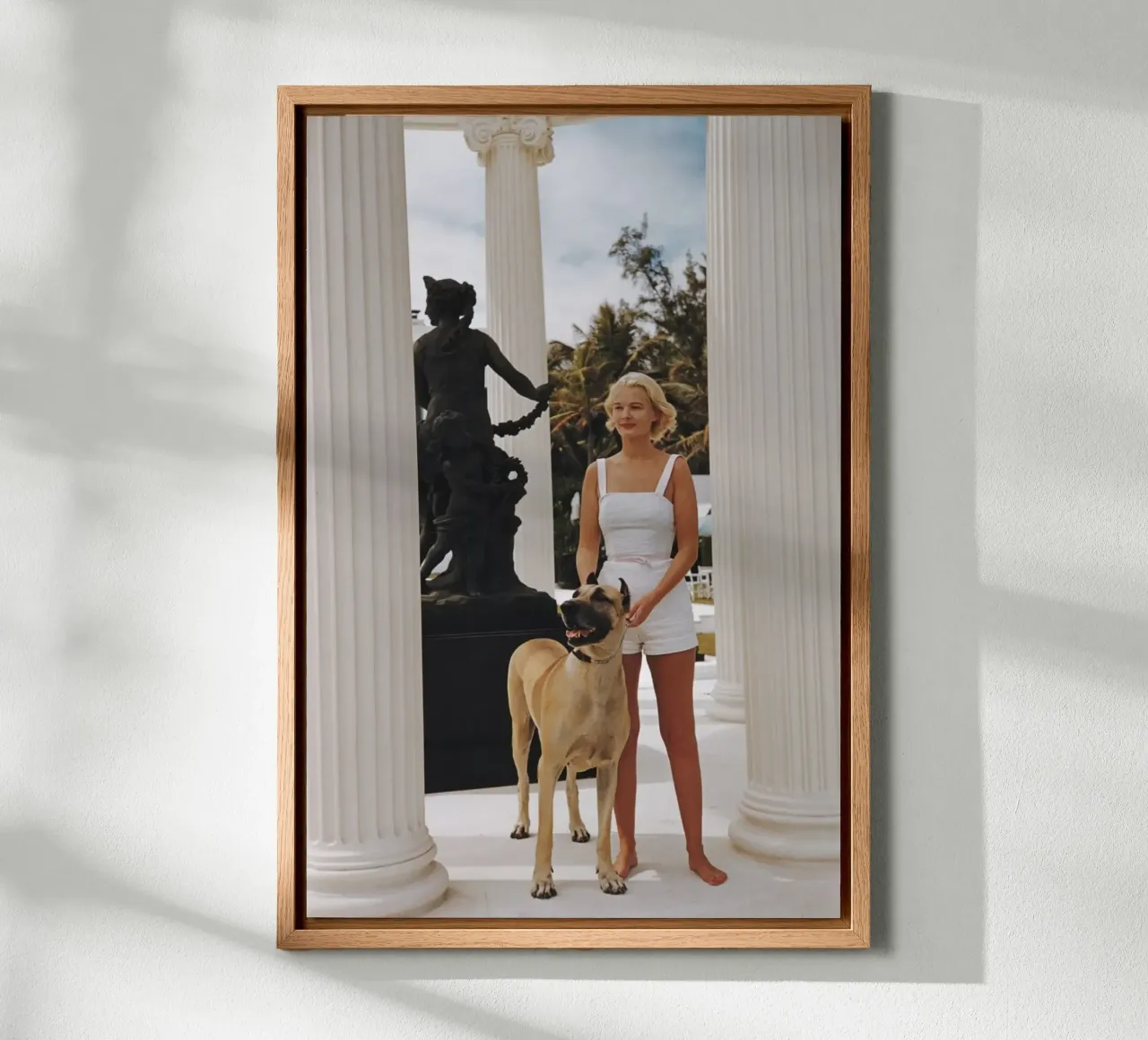 Slim Aarons Retro Poster, Slim Aarons Print, Vintage Print canvas van TheTravelClub