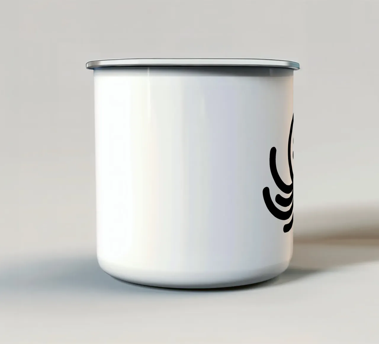 LoveOcto - Polpo con cuore - Dolce, giocoso e pieno d'amore tazza in smalto da Bold & Simple