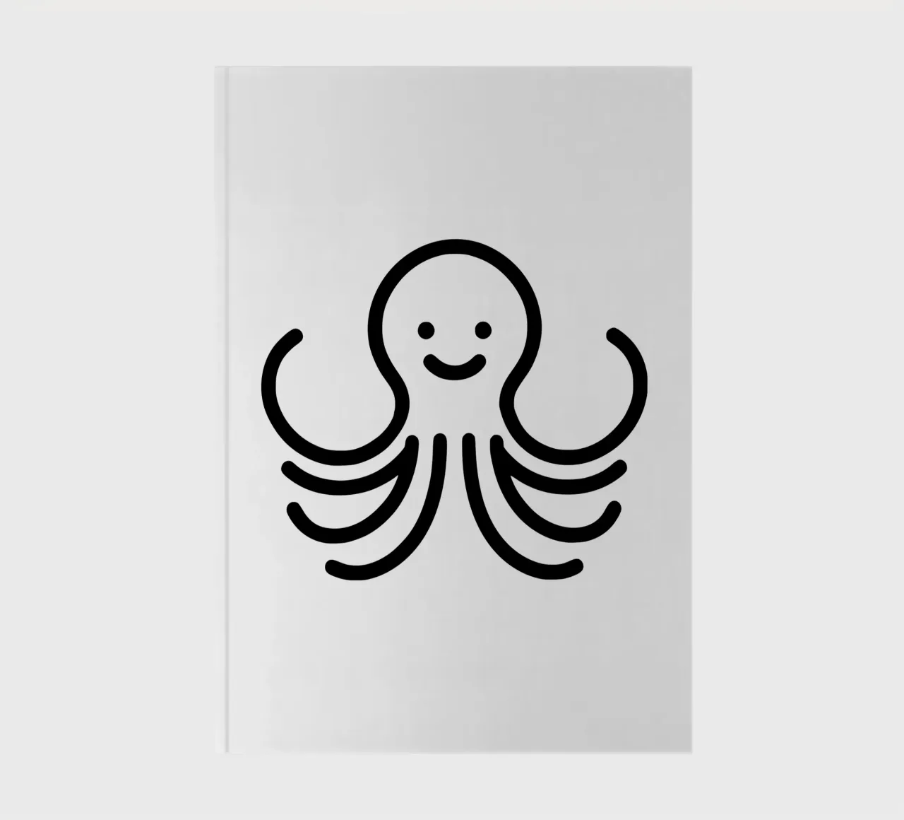 Strong Octo - The powerful octopus notebook by Bold & Simple