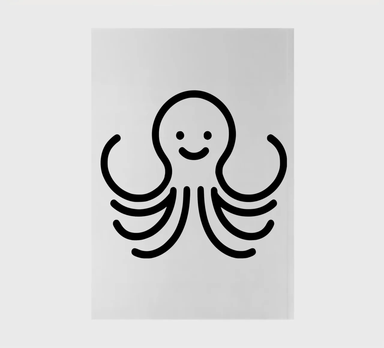 Strong Octo - The powerful octopus notebook by Bold & Simple