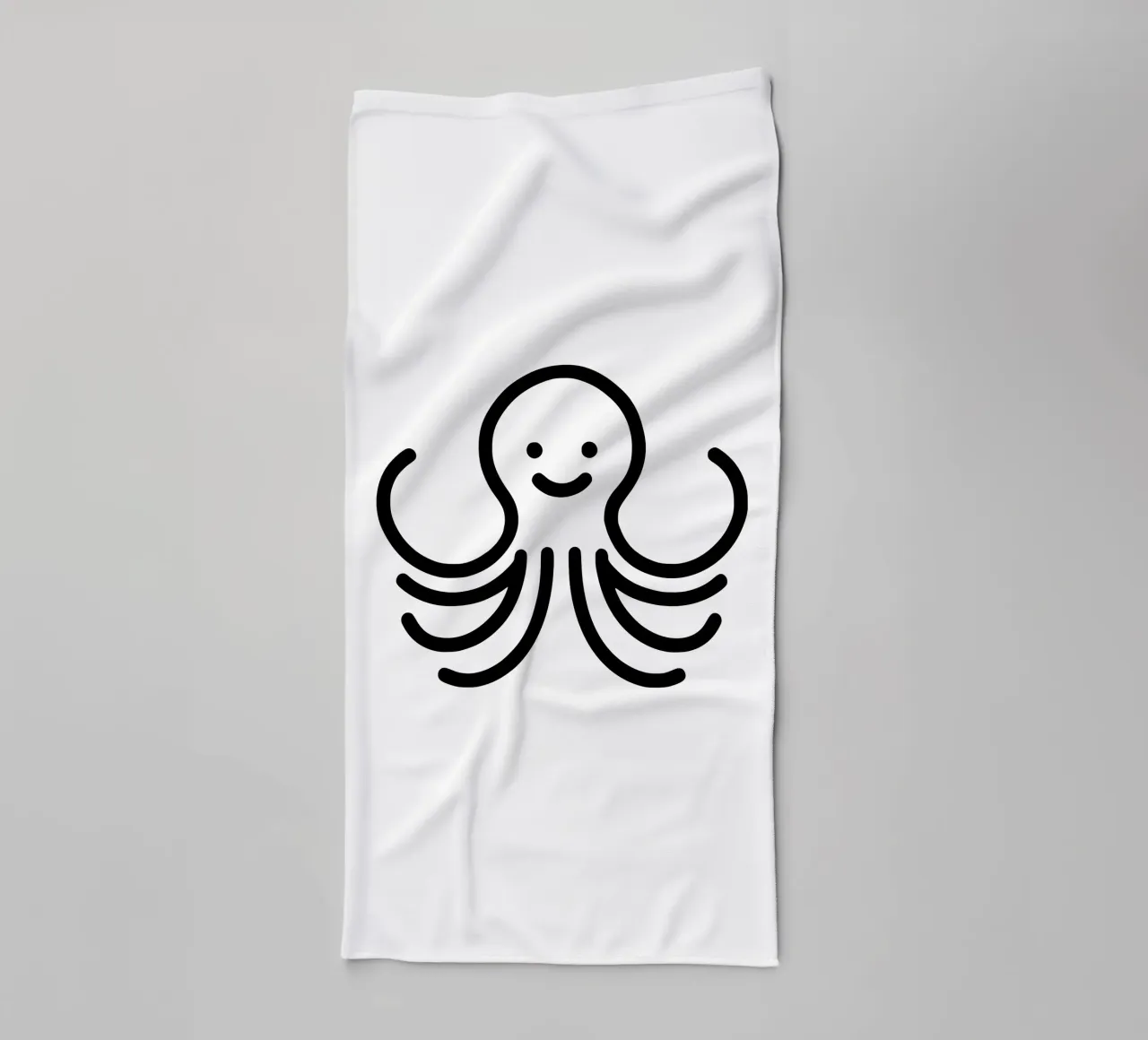 Strong Octo - El poderoso pulpo toalla de baño de Bold & Simple