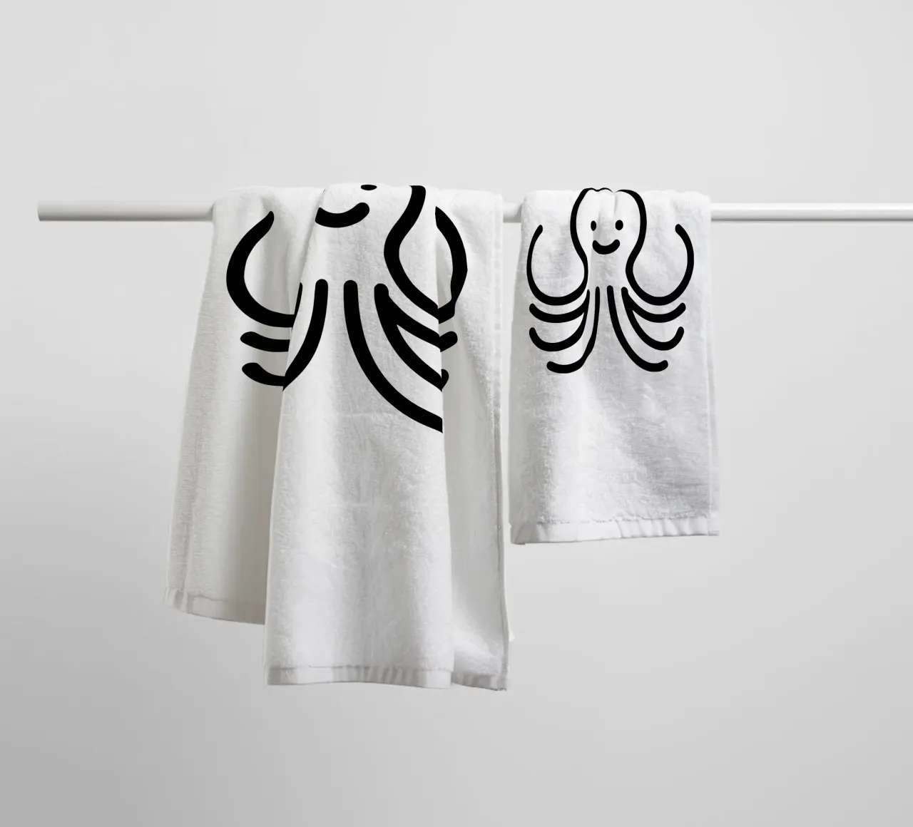 Strong Octo - El poderoso pulpo toalla de baño de Bold & Simple