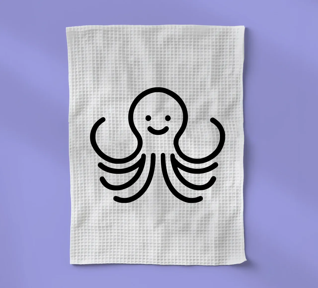 Strong Octo - El poderoso pulpo paño de cocina de Bold & Simple