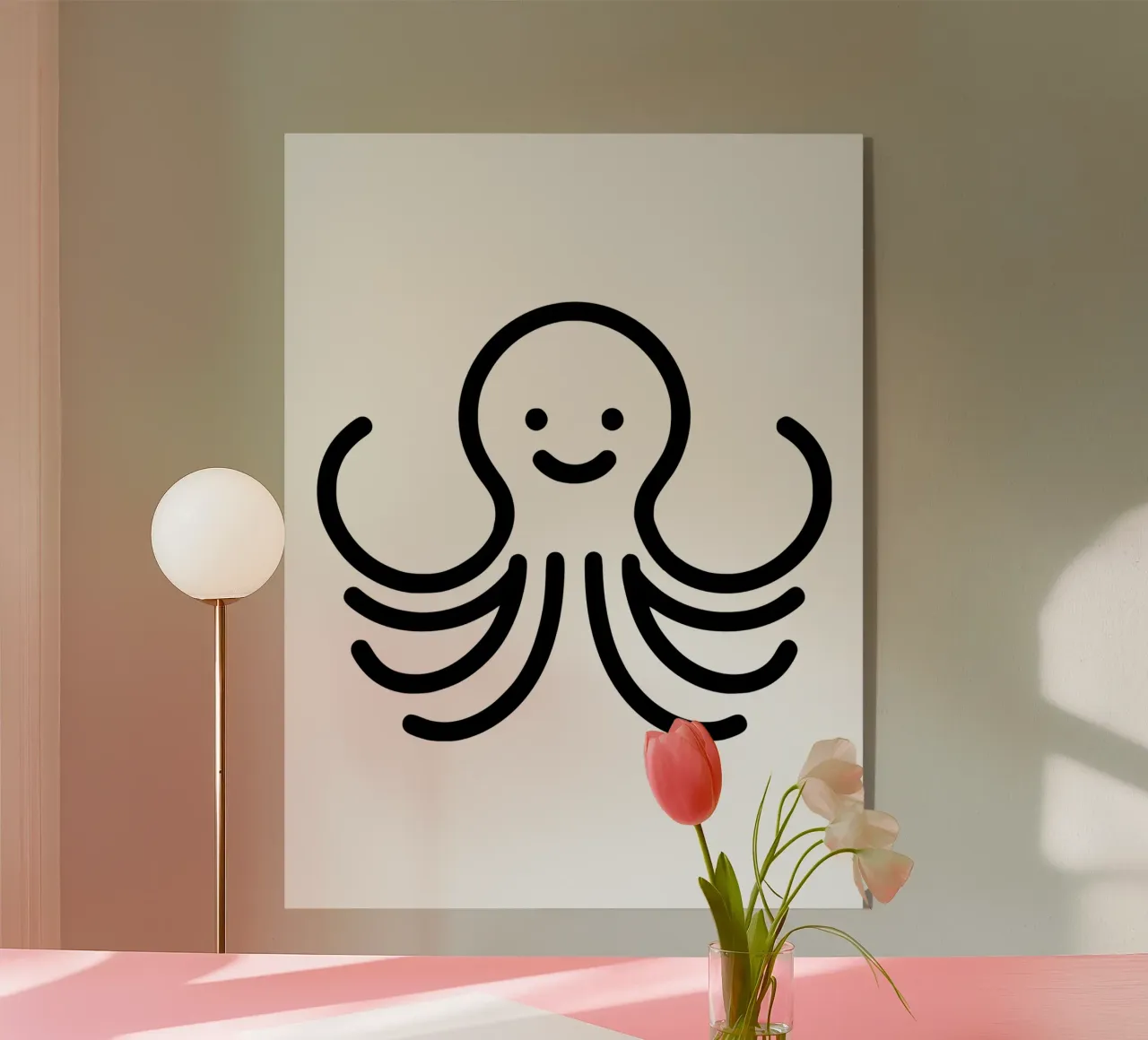 Strong Octo - El poderoso pulpo metacrilato de Bold & Simple