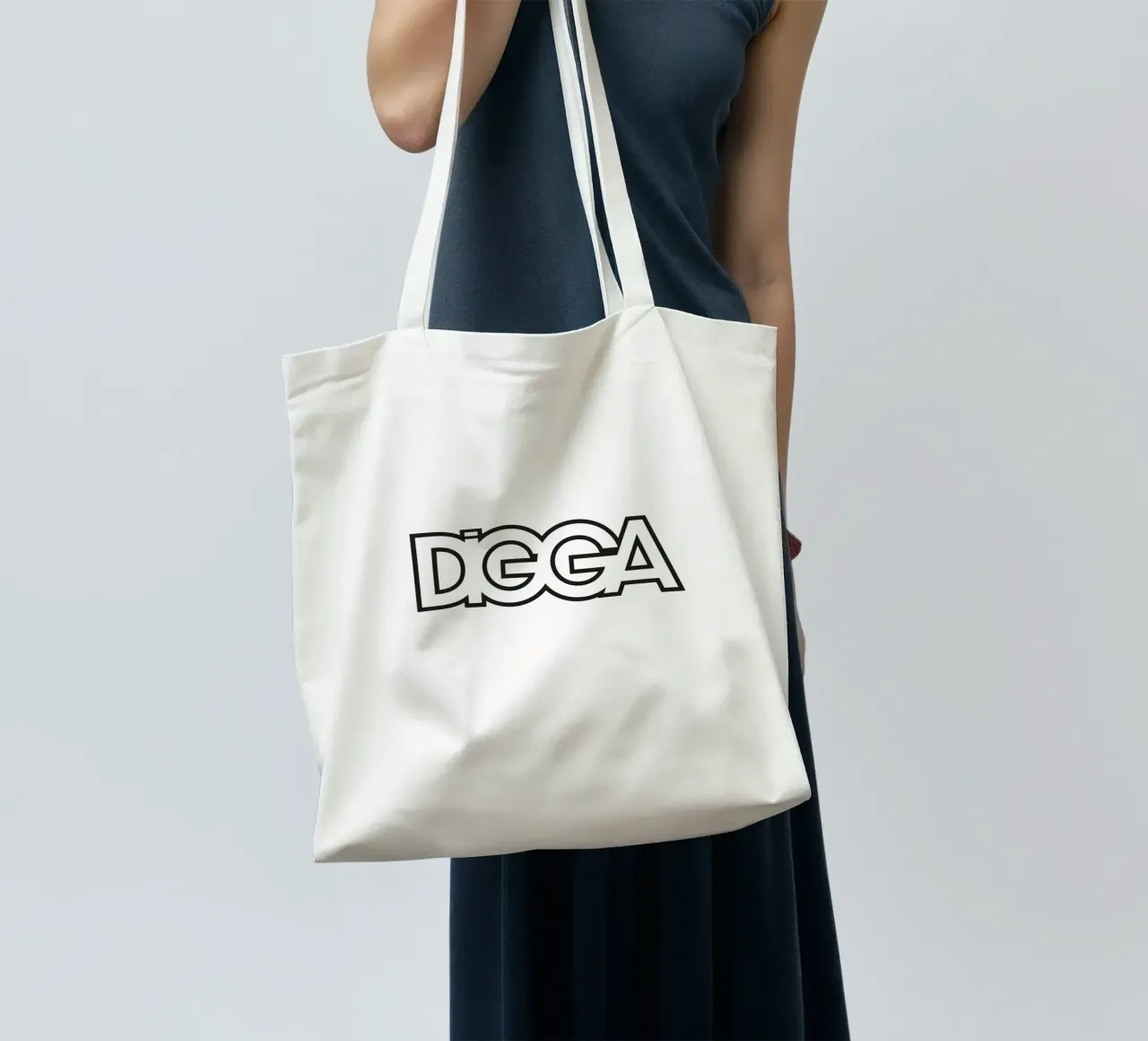Digga borsa in juta da Flo Klein