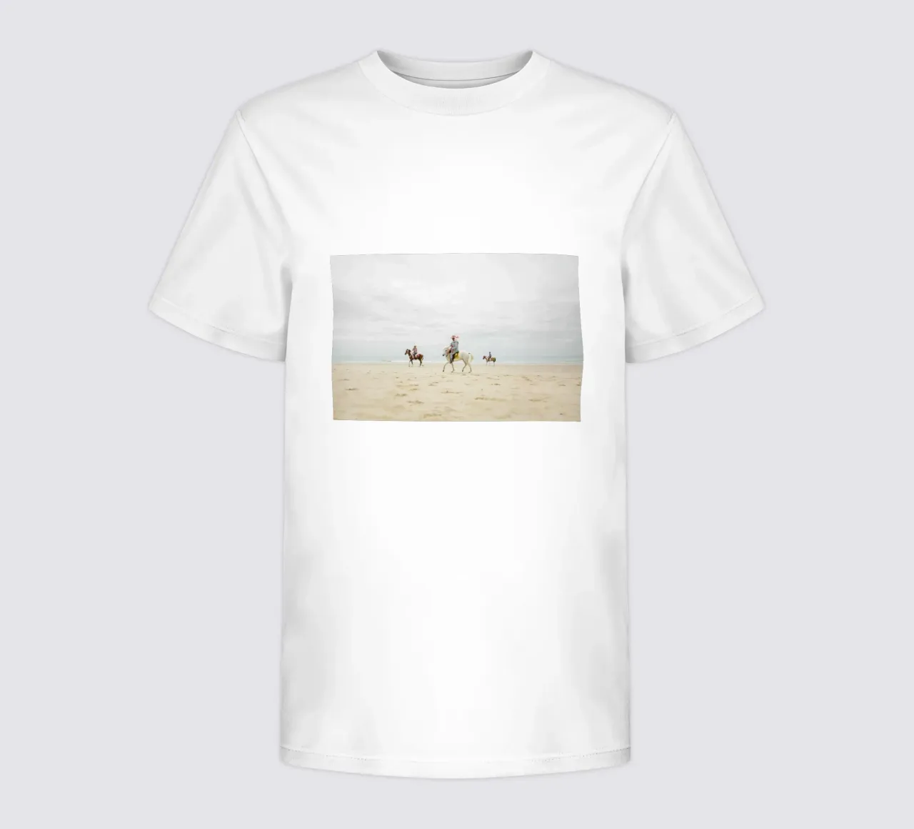 Hua Hin Horses kids t-shirt by Charlotte Curd