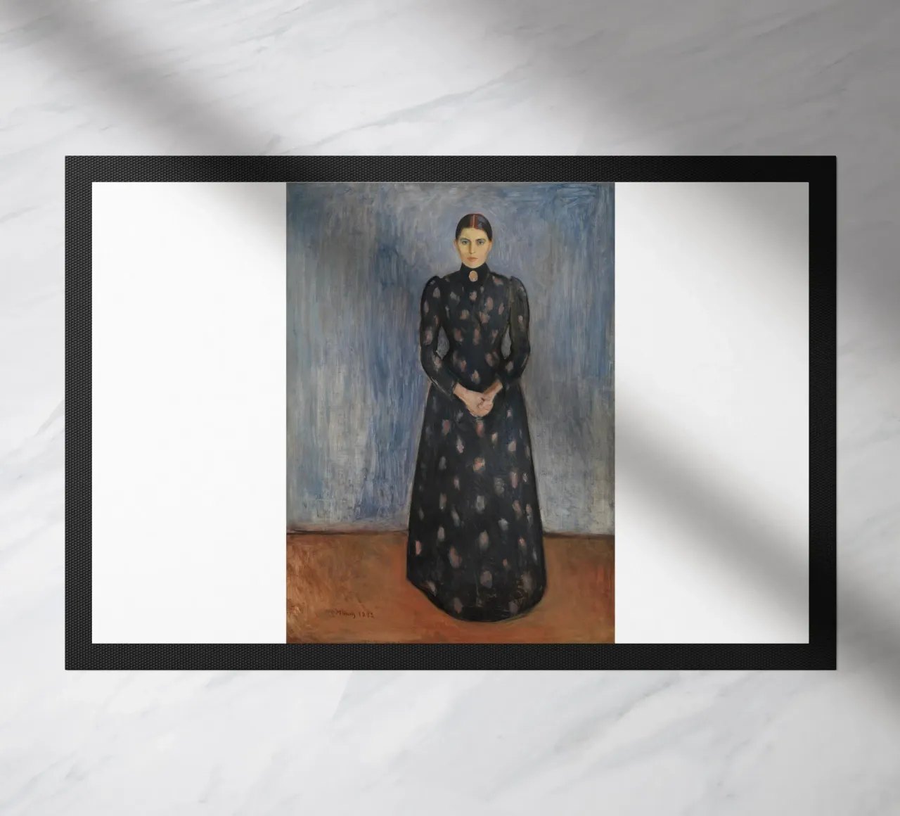 Edvard Munch - Inger in nero e viola zerbino da Timeless Artworks