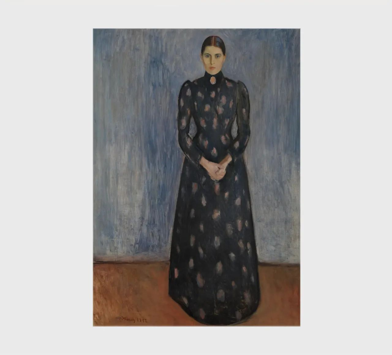 Edvard Munch - Inger in Black and Violet notebook by Timeless Artworks