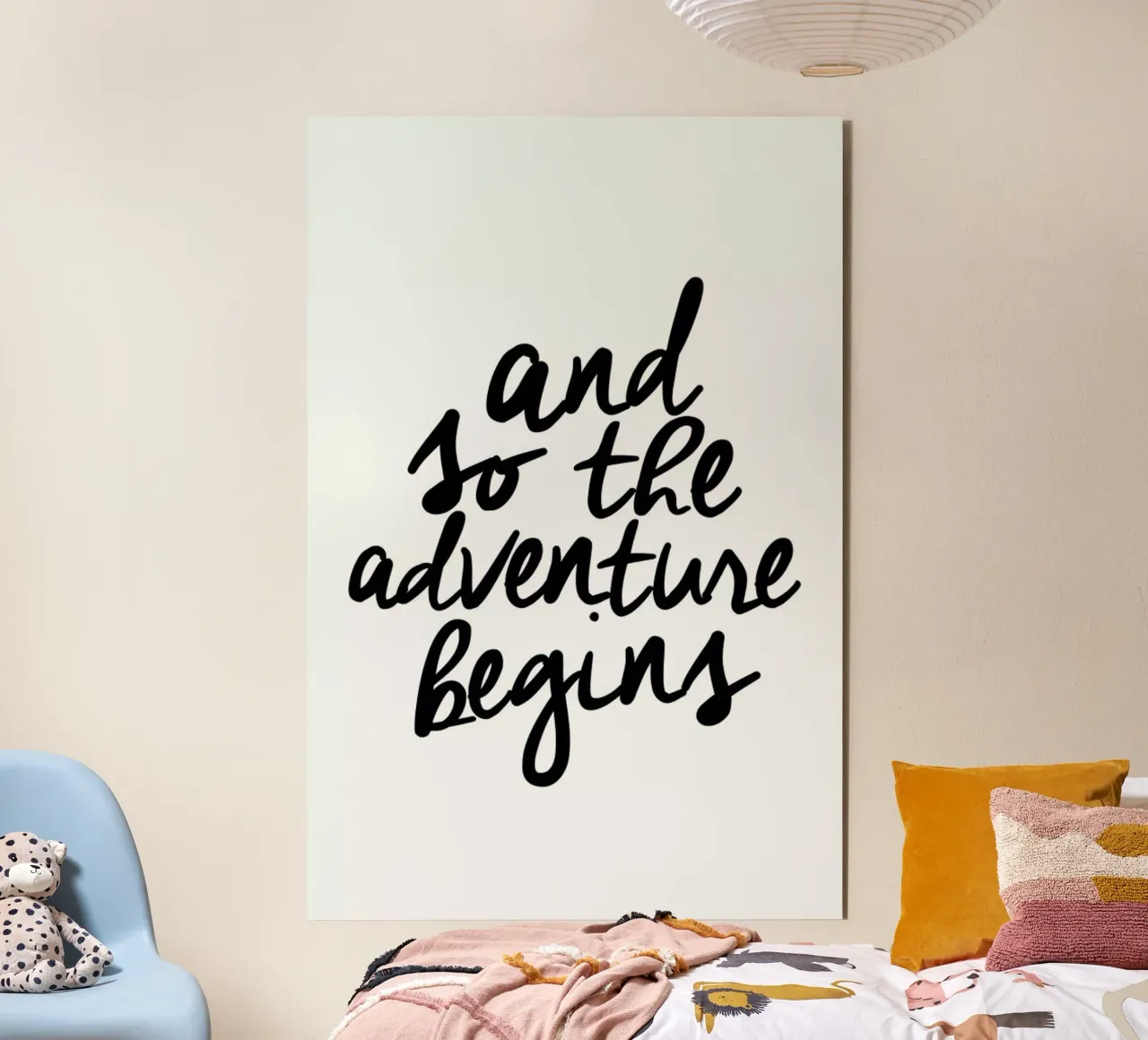 Adventure Begins alluminio dibond da Mottos by Sinan Saydik